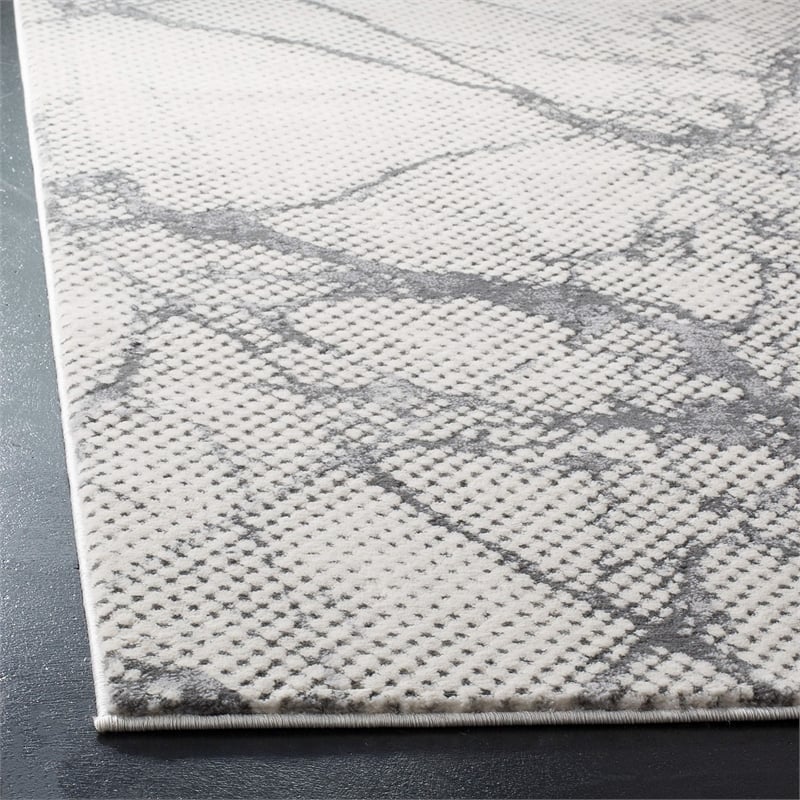 Safavieh Lurex 4' x 6' Rug in Ivory and Gray