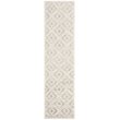 Safavieh Skyler 2' x 10' Runner Rug in Ivory and Gray