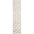 Safavieh Skyler 2' x 12' Runner Rug in Ivory and Gray