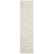 Safavieh Skyler 2' x 6' Runner Rug in Ivory and Gray