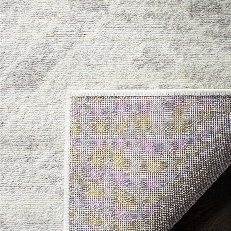 Safavieh Skyler 2' x 6' Runner Rug in Ivory and Gray