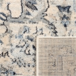 Safavieh Charleston 2' x 8' Runner Rug in Ivory and Light Blue