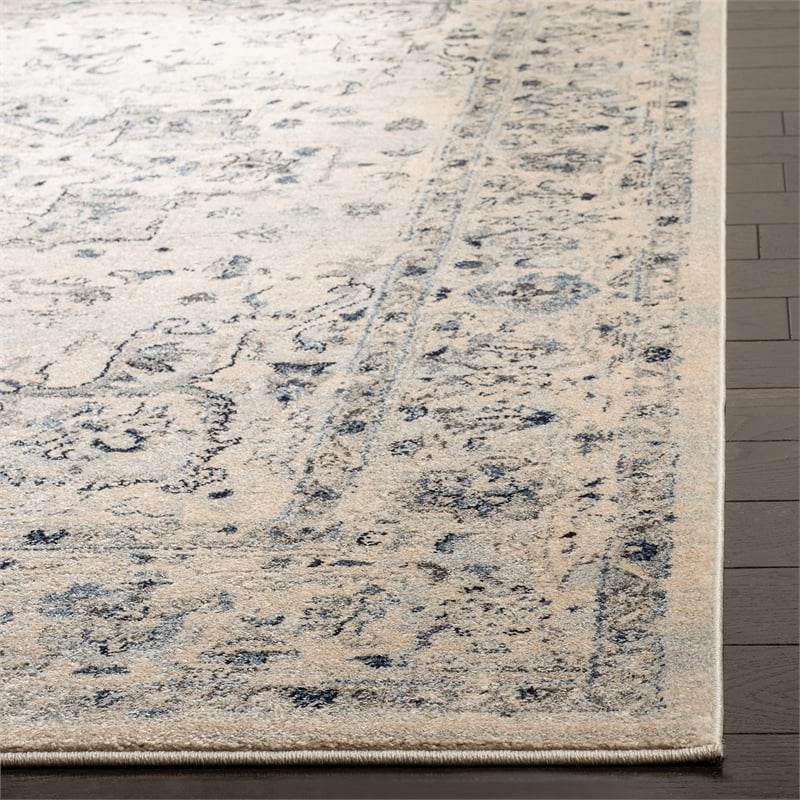 Safavieh Charleston 9' x 12' Rug in Ivory and Light Blue
