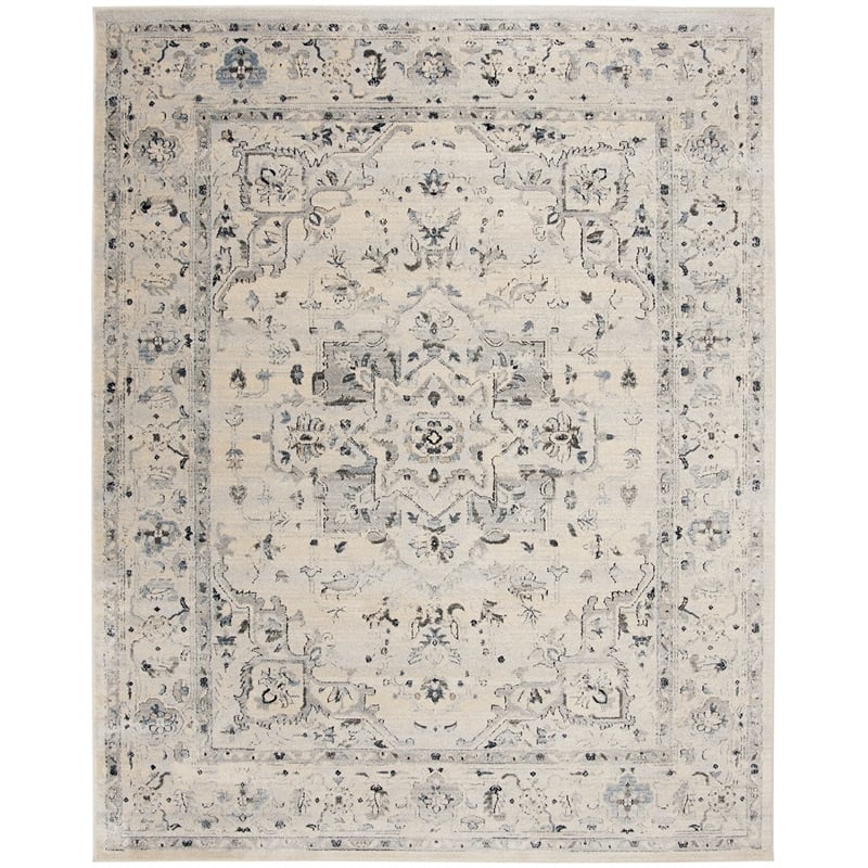 Safavieh Charleston 9' x 12' Rug in Ivory and Light Blue