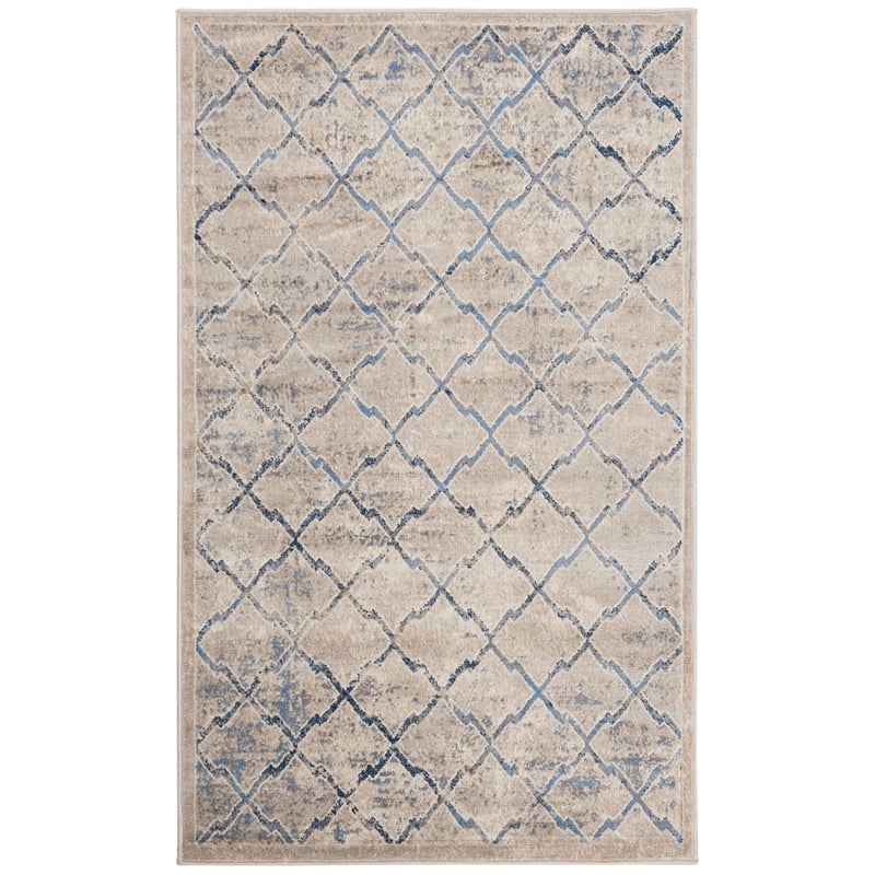 Safavieh Brentwood 3' x 5' Rug in Light Gray and Blue