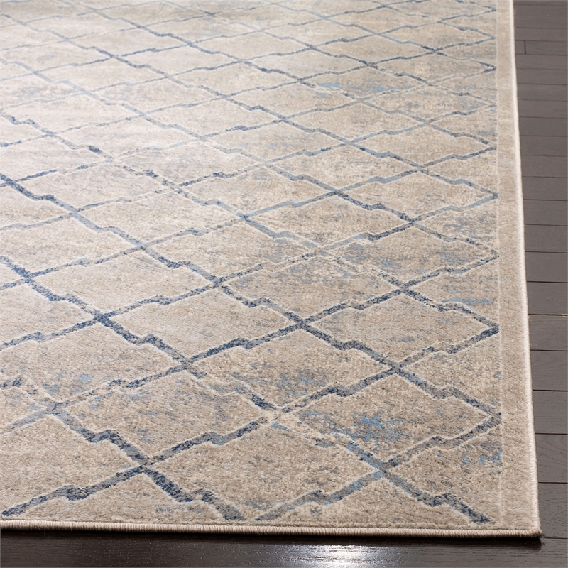 Safavieh Brentwood 3' x 5' Rug in Light Gray and Blue