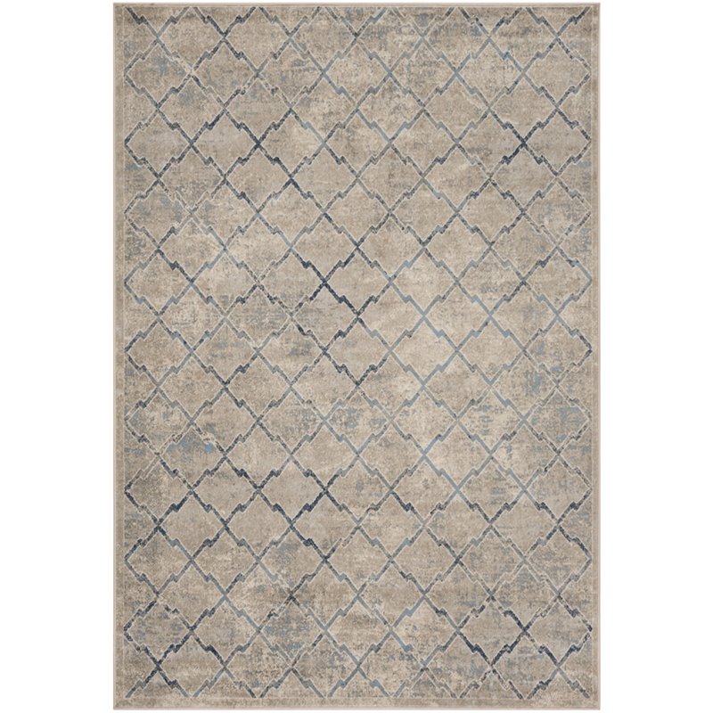 Safavieh Brentwood 6' x 9' Rug in Light Gray and Blue