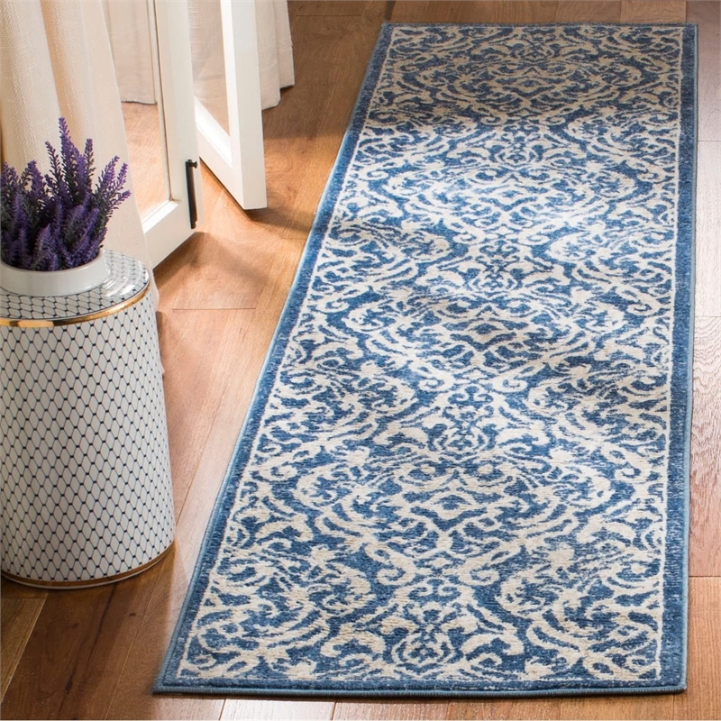 Safavieh Brentwood 3' x 5' Rug in Light Gray and Blue