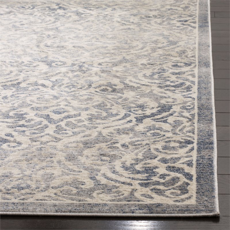 Safavieh Brentwood 9' x 12' Rug in Light Gray and Blue