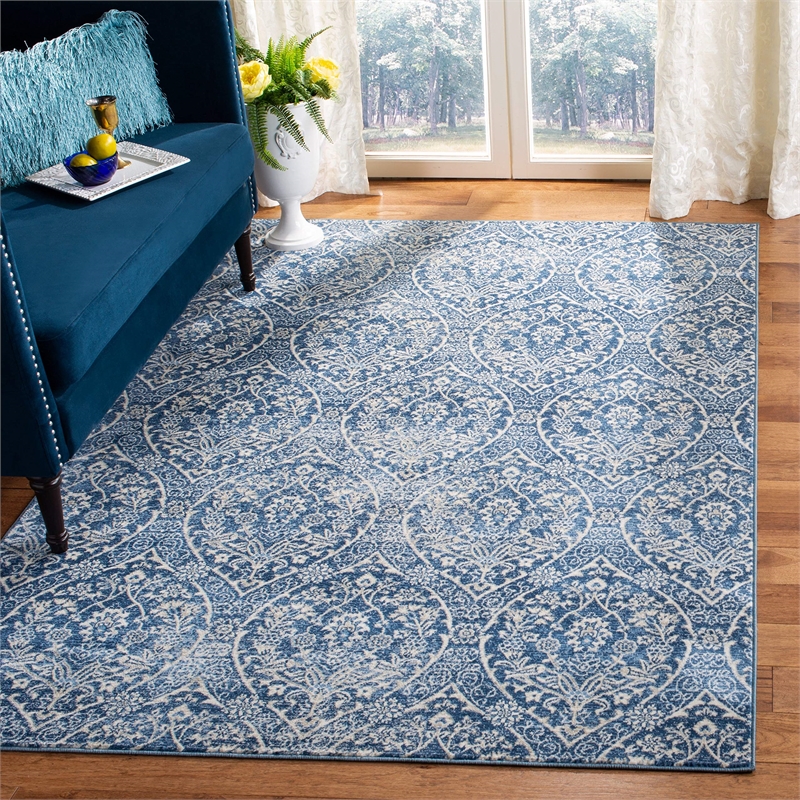 Safavieh Brentwood 3' x 5' Rug in Light Gray and Blue