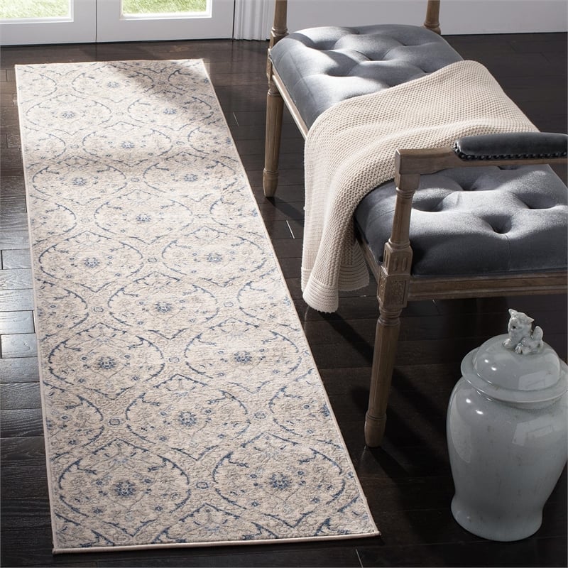 Safavieh Brentwood 3' x 5' Rug in Light Gray and Blue