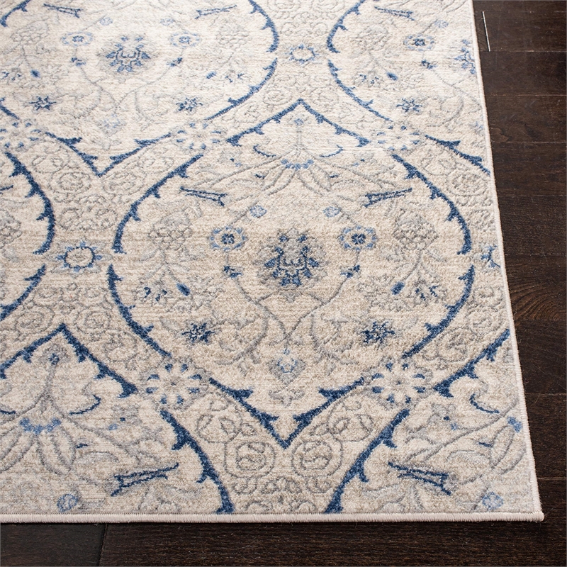 Safavieh Brentwood 4' x 6' Rug in Light Gray and Blue