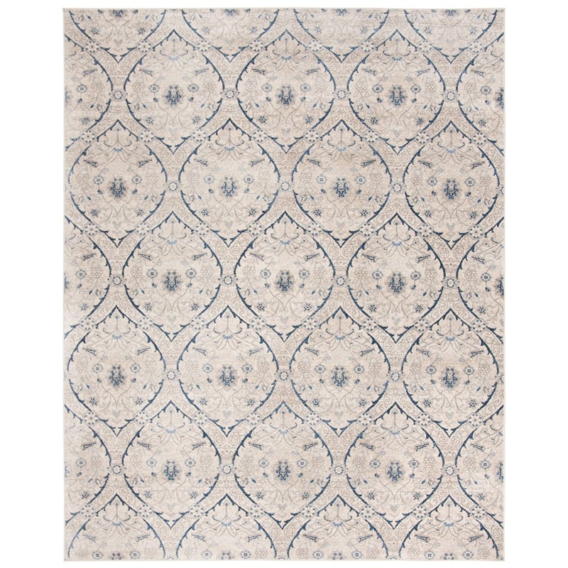Safavieh Brentwood 9' x 12' Rug in Light Gray and Blue