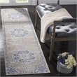 Safavieh Brentwood 2' x 8' Runner Rug in Light Gray and Blue