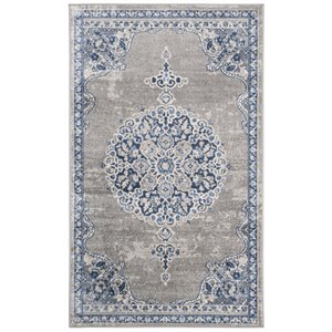 Safavieh Brentwood 3' x 5' Rug in Light Gray and Blue