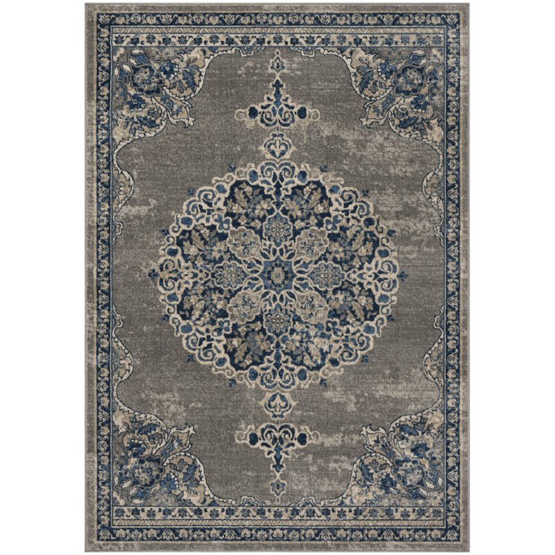 Safavieh Brentwood 6' x 9' Rug in Light Gray and Blue