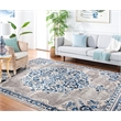Safavieh Brentwood 8' x 10' Rug in Light Gray and Blue