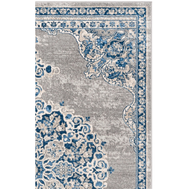 Safavieh Brentwood 8' x 10' Rug in Light Gray and Blue