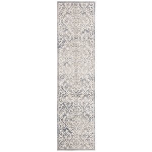 Safavieh Brentwood 2' x 8' Runner Rug in Light Gray and Blue