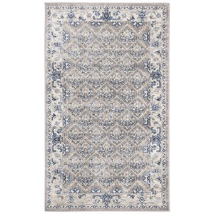 Safavieh Brentwood 4' x 6' Rug in Light Gray and Blue