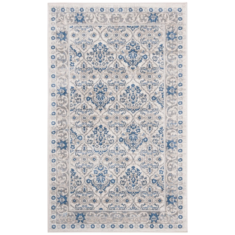 Safavieh Brentwood 3' x 5' Rug in Light Gray and Blue