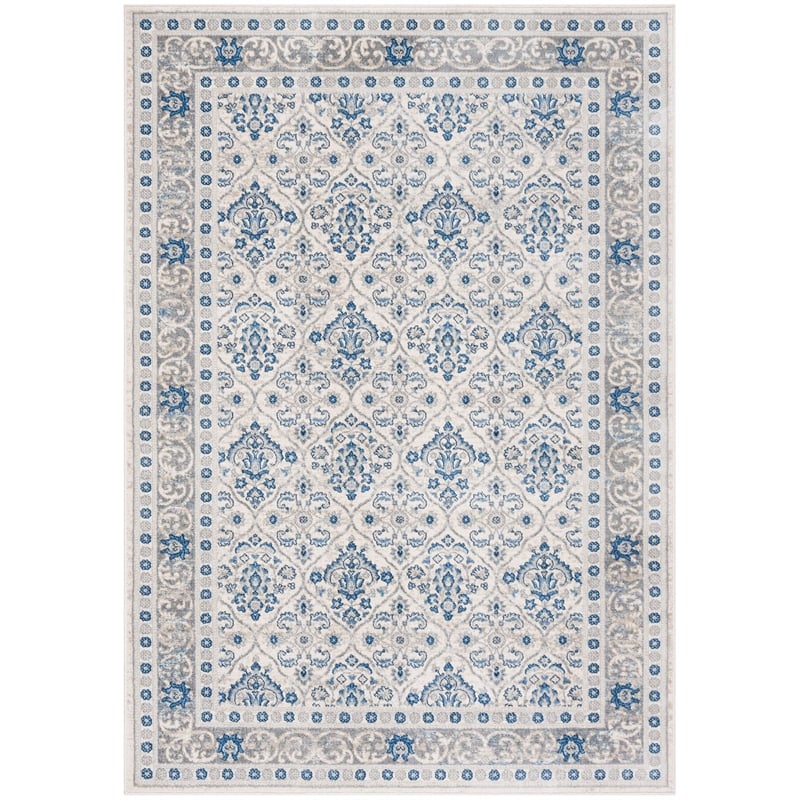 Safavieh Brentwood 4' x 6' Rug in Light Gray and Blue