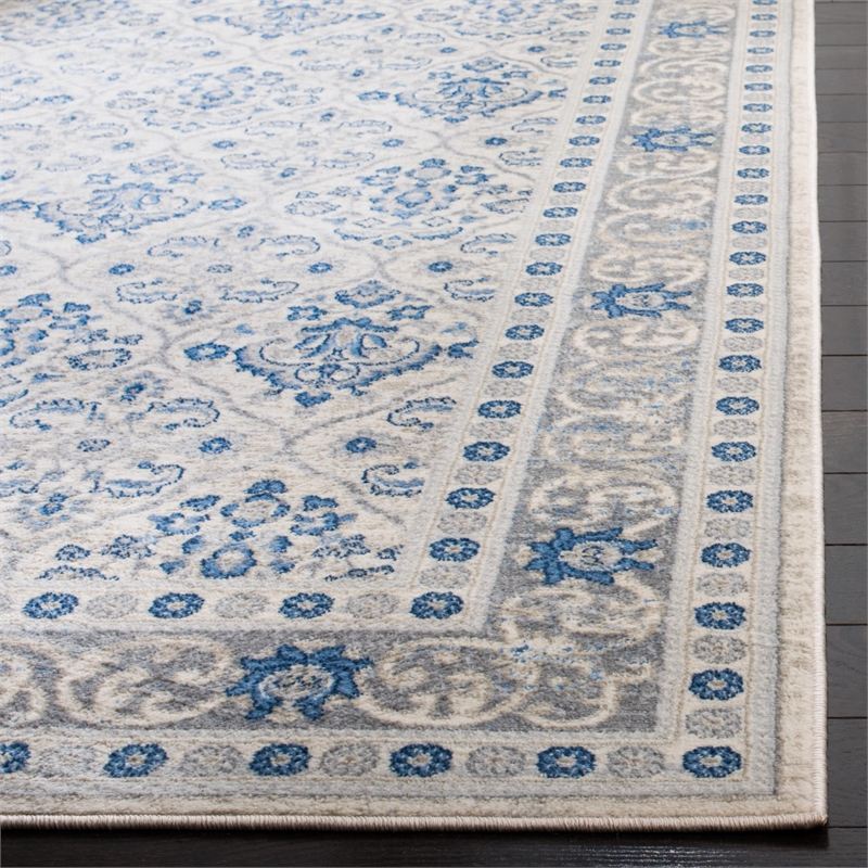 Safavieh Brentwood 9' x 12' Rug in Light Gray and Blue