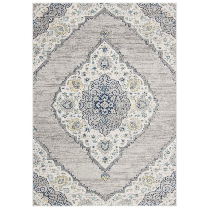 Safavieh Madison 6' x 9' Rug in Light Gray and Blue