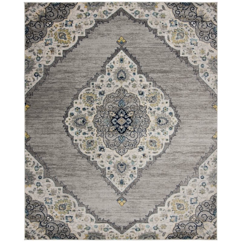 Safavieh Madison 8' x 10' Rug in Light Gray and Blue
