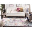 Safavieh Madison 9' x 12' Rug in Light Gray and Fuchsia