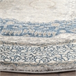 Safavieh Sofia 11' Round Rug in Light Gray and Blue