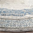 Safavieh Sofia 3' Round Rug in Light Gray and Blue