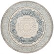 Safavieh Sofia 3' Round Rug in Light Gray and Blue