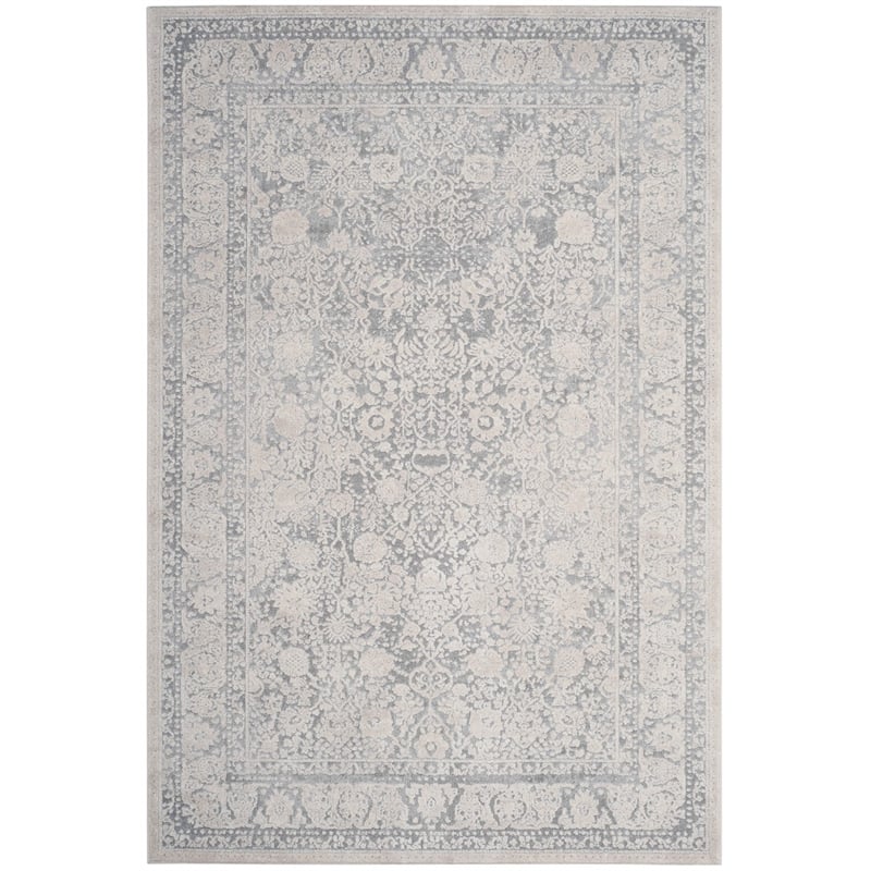 Safavieh Reflection 10' x 14' Rug in Light Gray and Cream