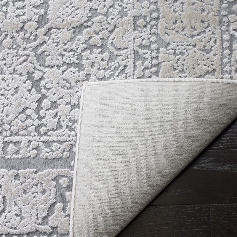 Safavieh Reflection 10' x 14' Rug in Light Gray and Cream