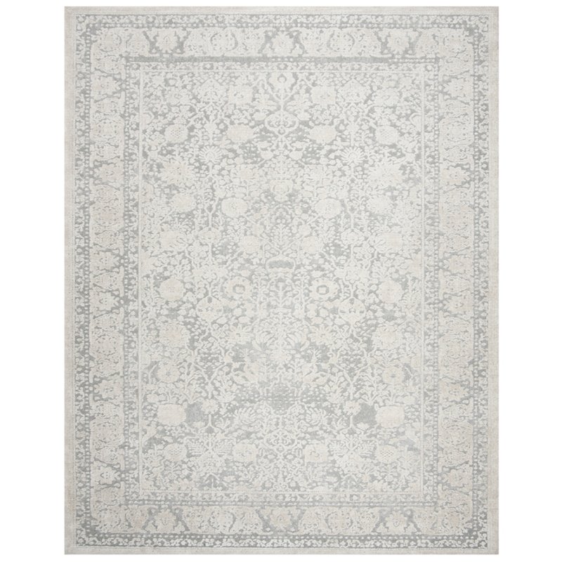 Safavieh Reflection 9' x 12' Rug in Light Gray and Cream