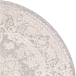 Safavieh Reflection 5' Round Rug in Light Gray and Cream