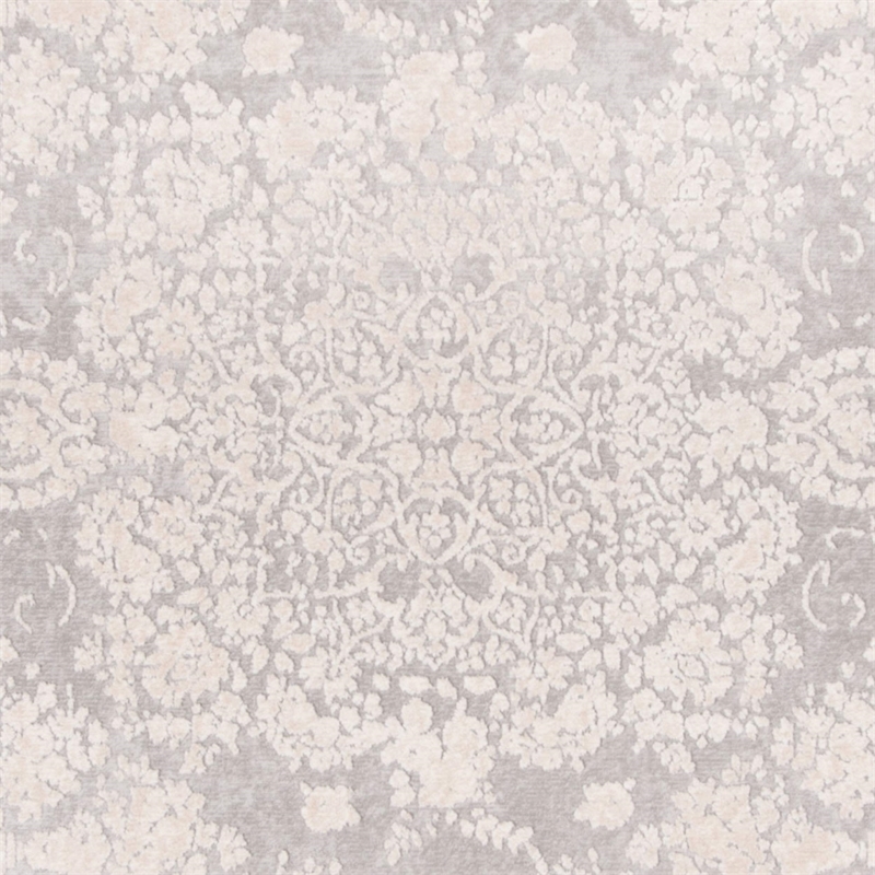 Safavieh Reflection 5' Square Rug in Light Gray and Cream