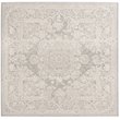 Safavieh Reflection 5' Square Rug in Light Gray and Cream