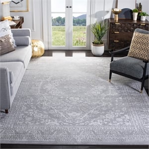 Safavieh Reflection 9' x 12' Rug in Light Gray and Cream