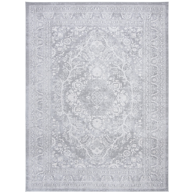 Safavieh Reflection 9' x 12' Rug in Light Gray and Cream