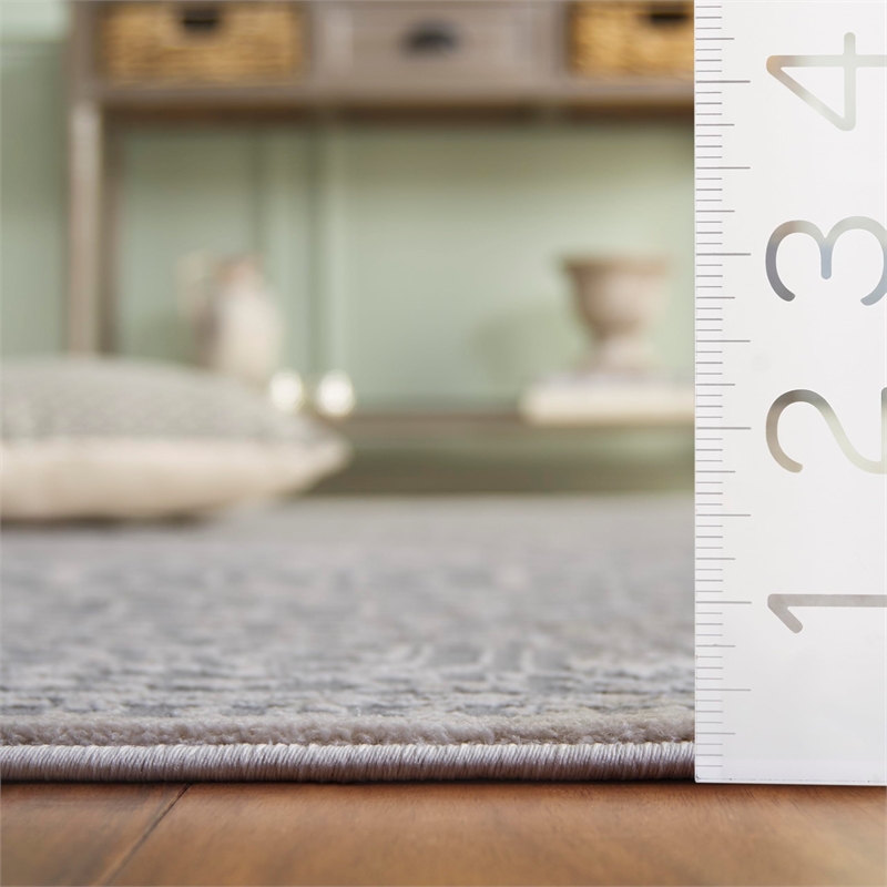 Safavieh Reflection 10' x 14' Rug in Light Gray and Cream