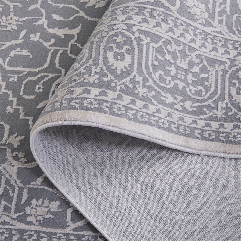 Safavieh Reflection 10' x 14' Rug in Light Gray and Cream