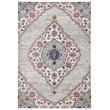 Safavieh Madison 4' x 6' Rug in Light Gray and Fuchsia