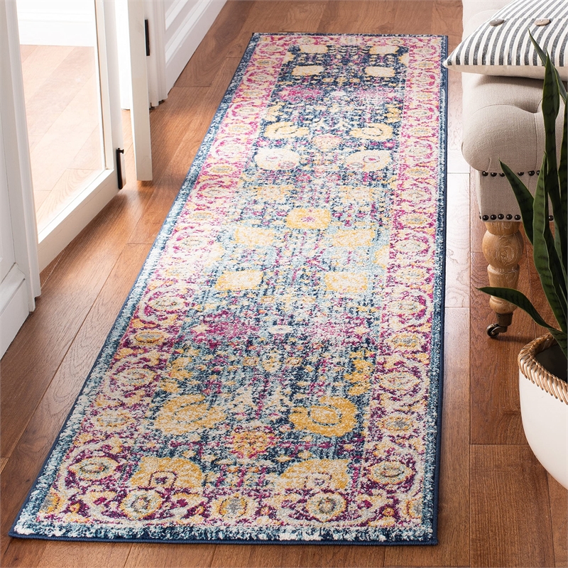 Safavieh Granada 10' x 14' Rug in Light Gray and Yellow
