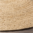 Safavieh Natural Fiber 7' Round Hand Woven Jute Rug in Natural