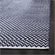 Safavieh Boston 6' Square Hand Tufted Rug in Navy