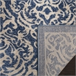 Safavieh Brentwood 4' x 6' Rug in Navy and Cream