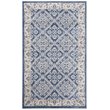 Safavieh Brentwood 4' x 6' Rug in Navy and Cream