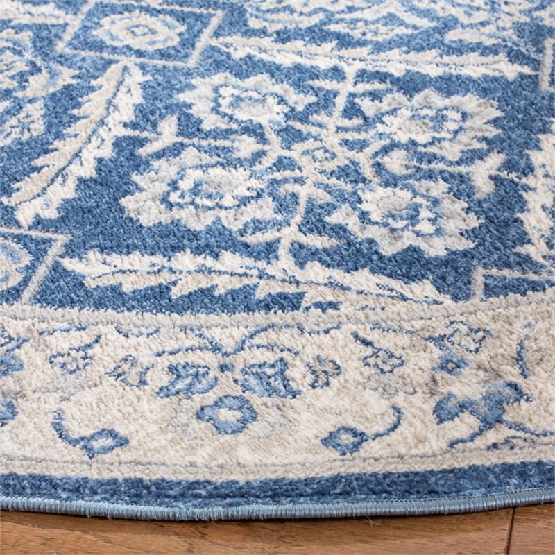 Safavieh Brentwood 9' x 12' Rug in Navy and Cream